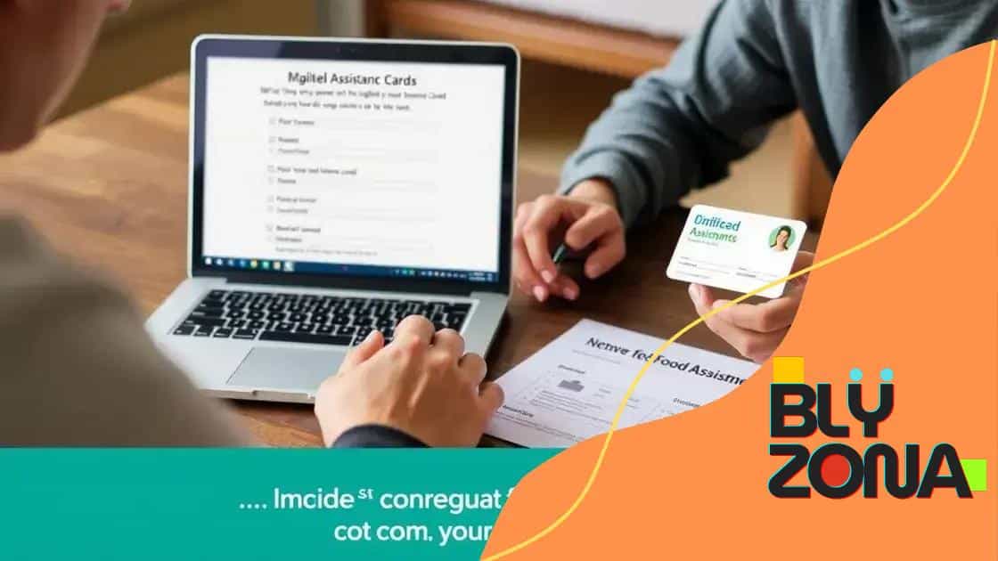 How to apply for a digital food card