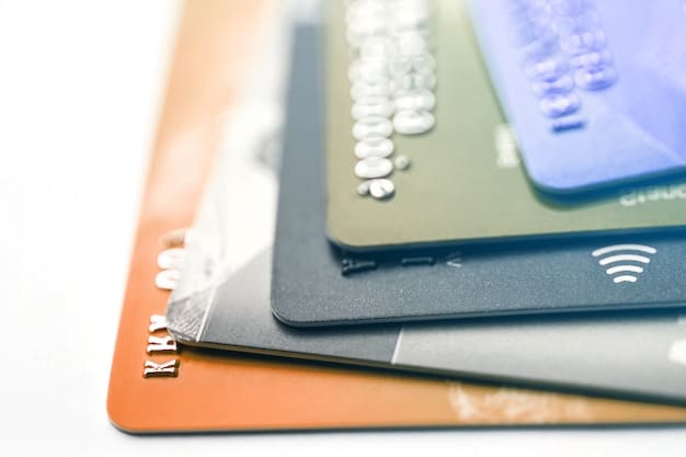 A close-up of different credit cards (Chase, Amex, Citi) fanned out, emphasizing the different issuers.