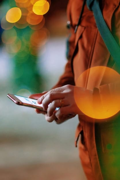 A person holding a smartphone, actively engaging with social media and digital platforms, symbolizing the new ways travel writers can monetize their work and connect with audiences.