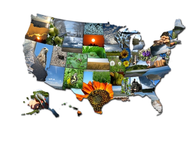 A map of the United States highlighting various cities and national parks that are popular for solo travelers. The map includes icons indicating safety levels and points of interest. Solo Traveler's Guide to the US: Safety Tips and Destination Ideas for 2025