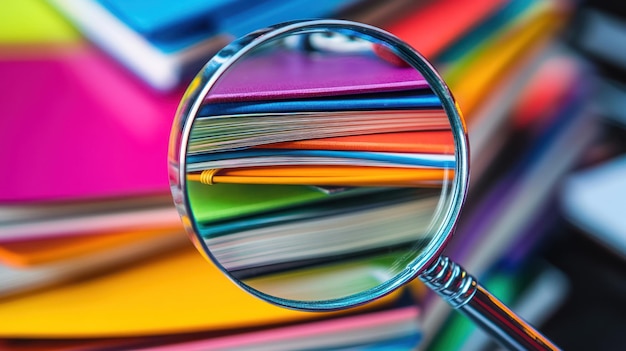 A close-up of a terms and conditions document highlighting sections about point expiration policies in different colors. A magnifying glass is hovering over the text.