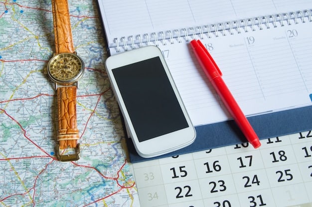 A digital calendar highlighting points expiration dates, with the closest date circled in red. Arrows point to redemption options like travel, gift cards, and merchandise.
