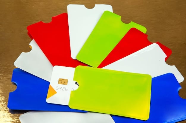 A close-up vibrant display of various credit cards, emphasizing their rewards logos (e.g., airline miles, hotel points). The focus highlights credit card rewards as a primary method to Maximize Your Points: The Best Time to Book Travel with Rewards in 2025.