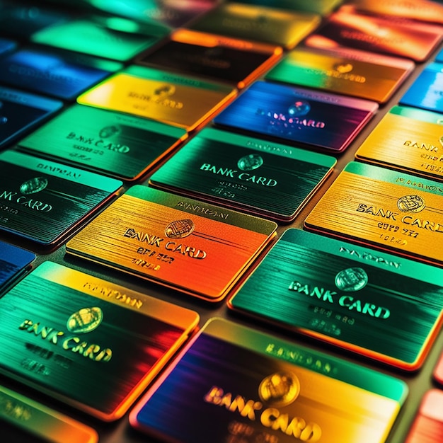 A close-up of various credit cards arranged to showcase different rewards logos and bonus categories icons (e.g., dining, travel, groceries). The colors are vibrant and inviting, highlighting the diversity of rewards available. Avoid These Common Points and Rewards Mistakes: Maximize Your Travel Potential in 2025 is subtly placed in the background.