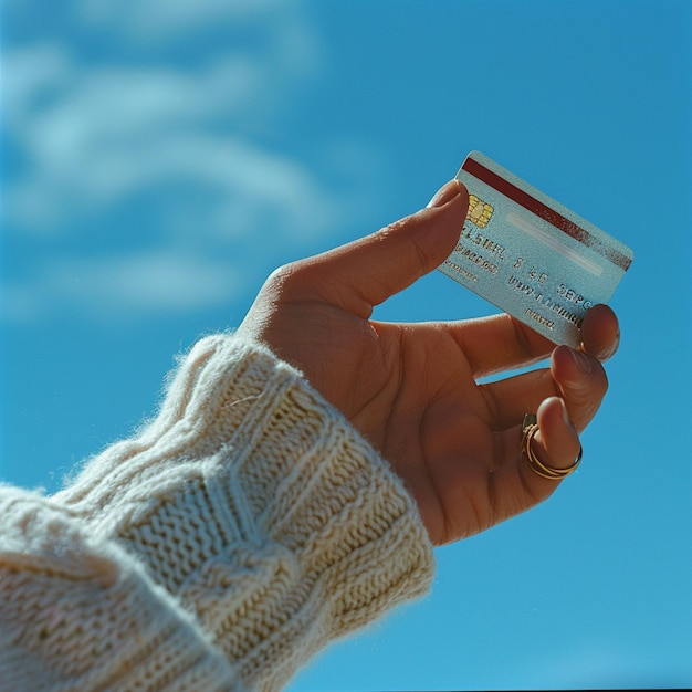 A close-up shot of a hand holding a travel rewards credit card, against a backdrop of a world map. The intention is to highlight the power of travel rewards programs in helping people 