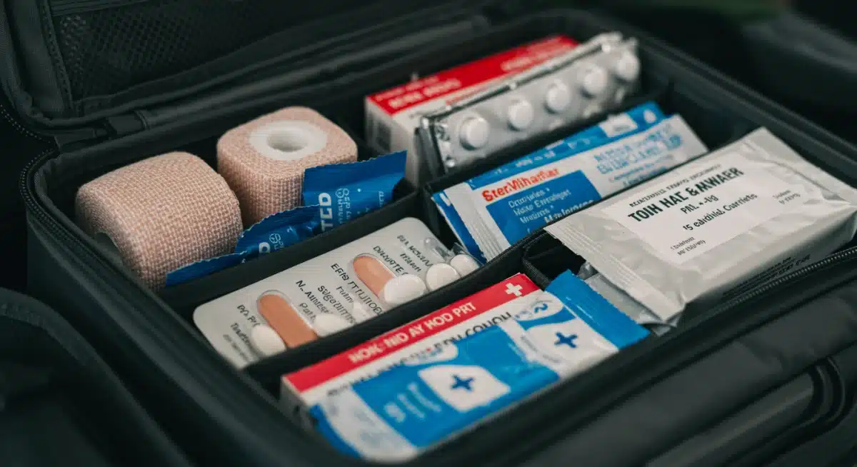 Essential contents of a modern travel first-aid kit for 2026
